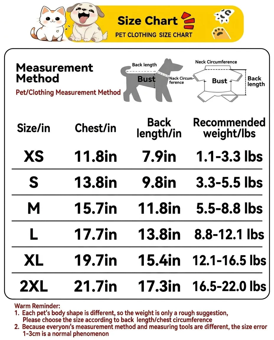 Cotton Striped Cartoon Bear Dog Home Shirt, Breathable Summer Pet Clothes with Built-in Walking Hook, Button Puppy Apparel XS-XXL Two Colors