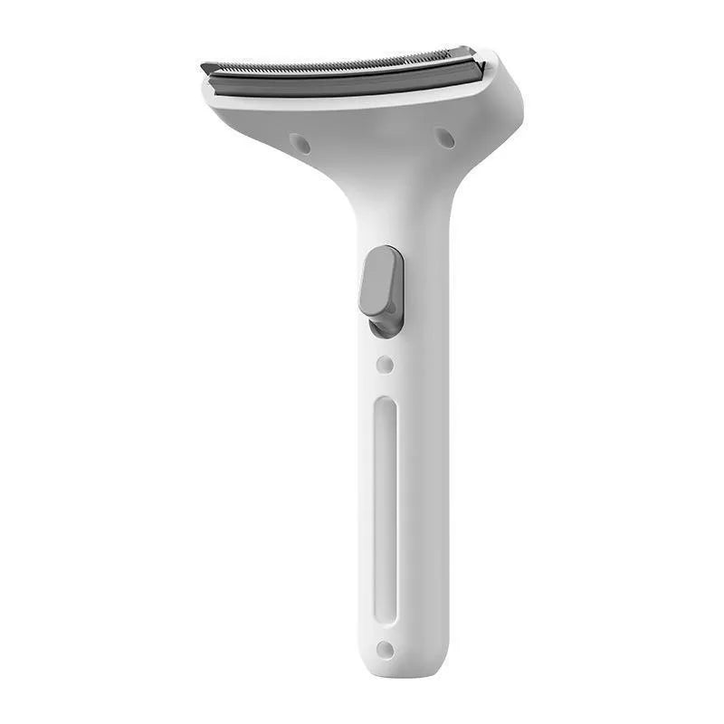Pet Deshedding Grooming Brush for Dogs & Cats, Safe Comb Removes Loose Fur Mats Tangles for All Hair Types