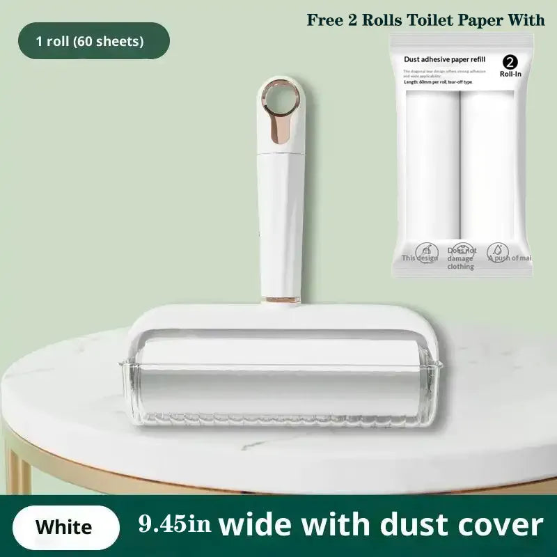 Sticky Clean Done – Reusable Lint Roller with 2 Free Refills, Extra Sticky & Easy Tear for Pet Hair, Dust & Clothes – Safe for All Surfaces