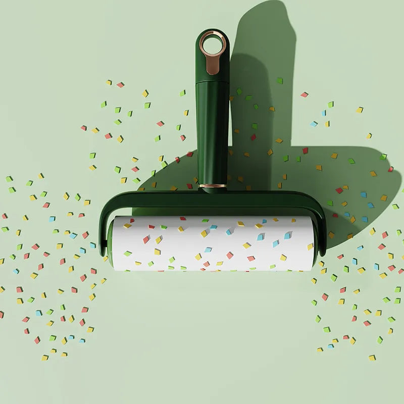 Sticky Clean Done – Reusable Lint Roller with 2 Free Refills, Extra Sticky & Easy Tear for Pet Hair, Dust & Clothes – Safe for All Surfaces
